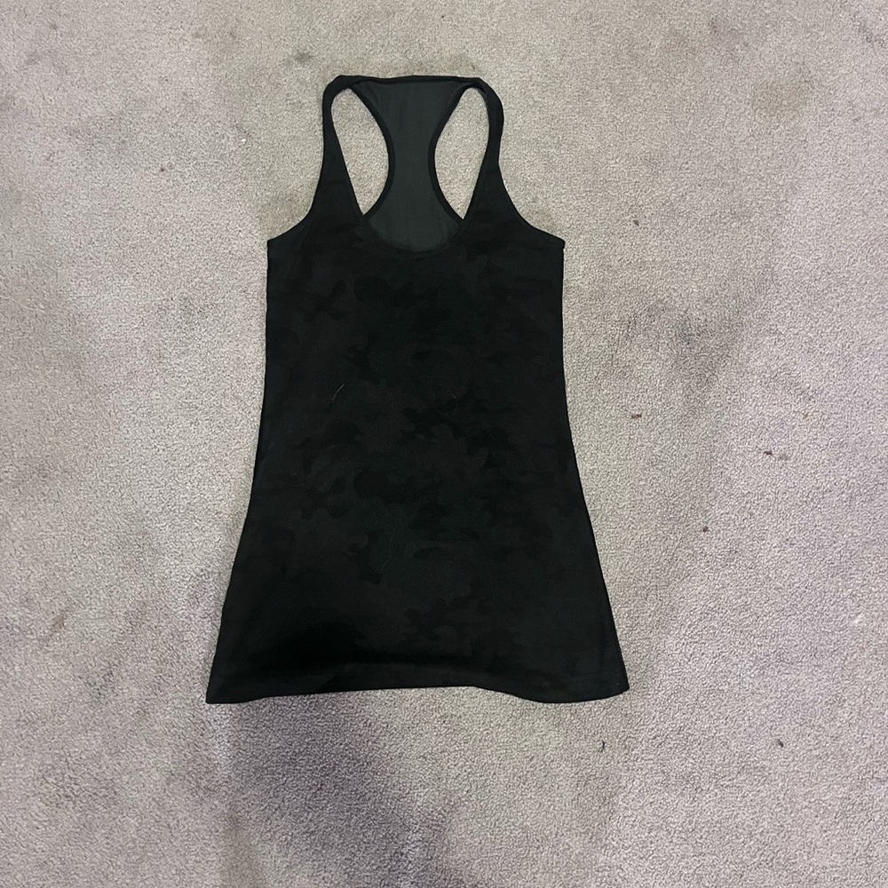 Lululemon Black Racerback Tank Top